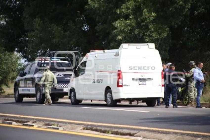 TLAXCALA . HOMICIDIO MOTOCICLISTA