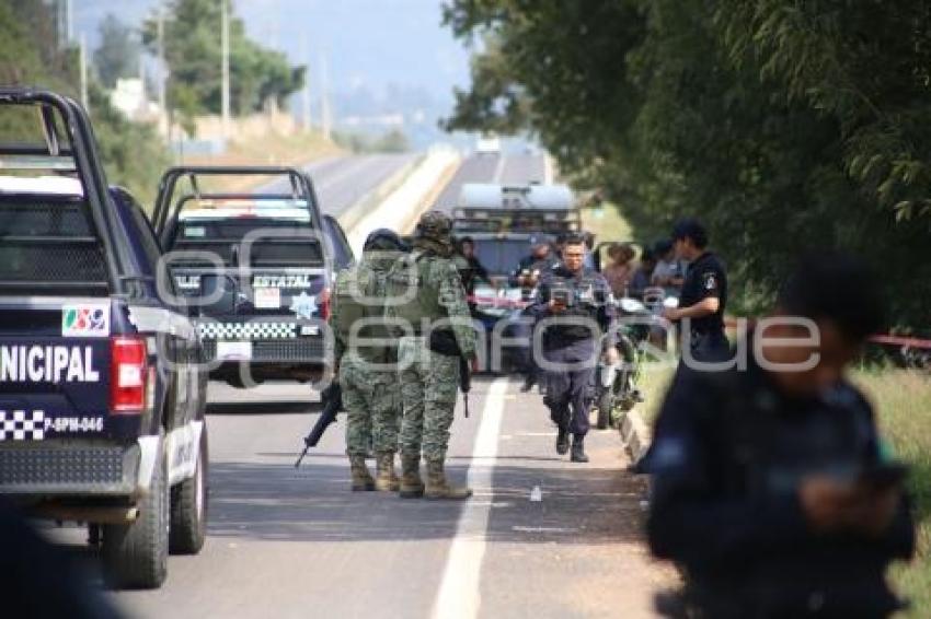 TLAXCALA . HOMICIDIO MOTOCICLISTA