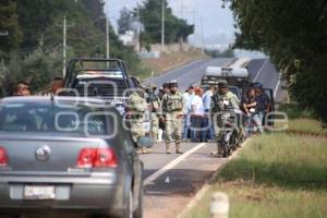 TLAXCALA . HOMICIDIO MOTOCICLISTA