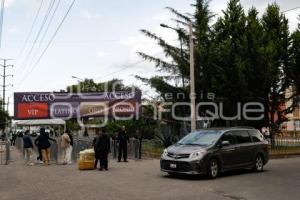 ESTADIO HERMANOS SERDÁN . CIERRE VIAL