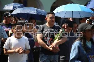 TLAXCALA . PROCESIÓN CATÓLICOS