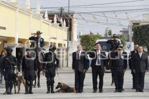 SAN ANDRÉS CHOLULA . CEREMONIA CÍVICA