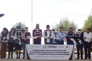 GOBIERNO ESTATAL . INAUGURACIÓN TECHADO