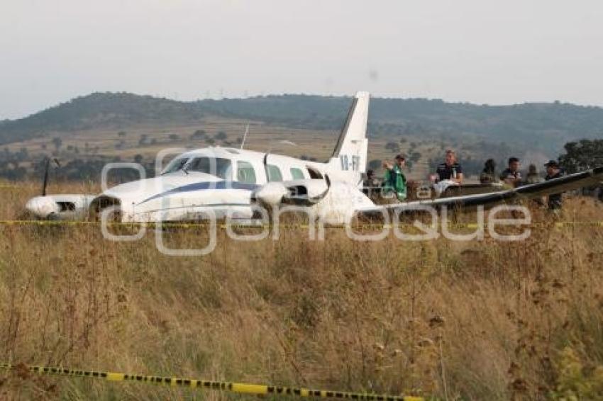 ATERRIZAJE AVIONETA