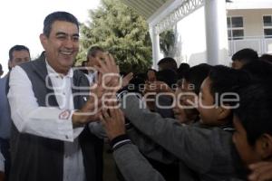 GOBIERNO ESTATAL . INAUGURACIÓN TECHADO
