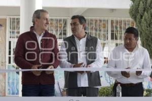GOBIERNO ESTATAL . INAUGURACIÓN TECHADO