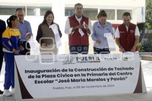 GOBIERNO ESTATAL . INAUGURACIÓN TECHADO