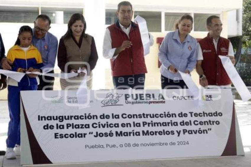 GOBIERNO ESTATAL . INAUGURACIÓN TECHADO