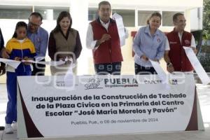 GOBIERNO ESTATAL . INAUGURACIÓN TECHADO