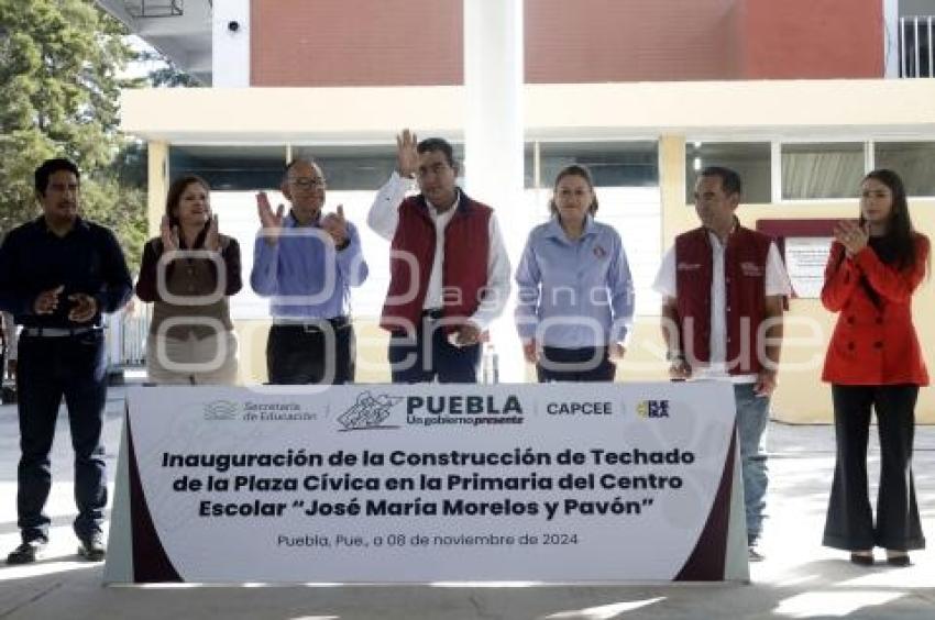 GOBIERNO ESTATAL . INAUGURACIÓN TECHADO