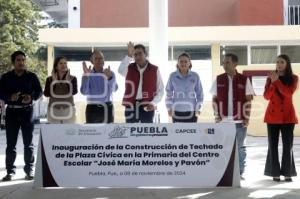 GOBIERNO ESTATAL . INAUGURACIÓN TECHADO
