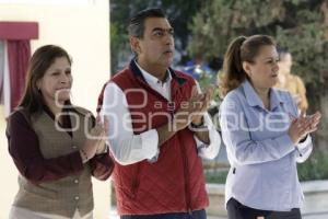 GOBIERNO ESTATAL . INAUGURACIÓN TECHADO