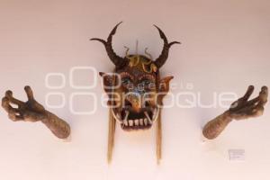 EXPOSICIÓN .  MASCARAS DIABLOS YAUHTLI