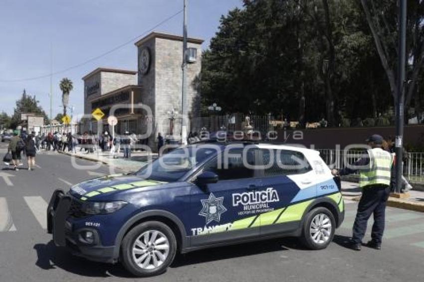 MANIFESTACIÓN . ESTUDIANTES TECNOLÓGICO DE PUEBLA