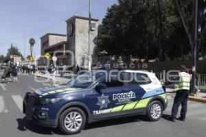 MANIFESTACIÓN . ESTUDIANTES TECNOLÓGICO DE PUEBLA 