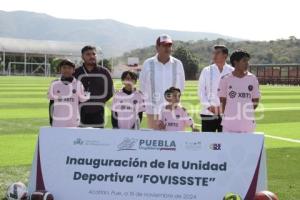 ACATLÁN . INAUGURACIÓN CANCHA