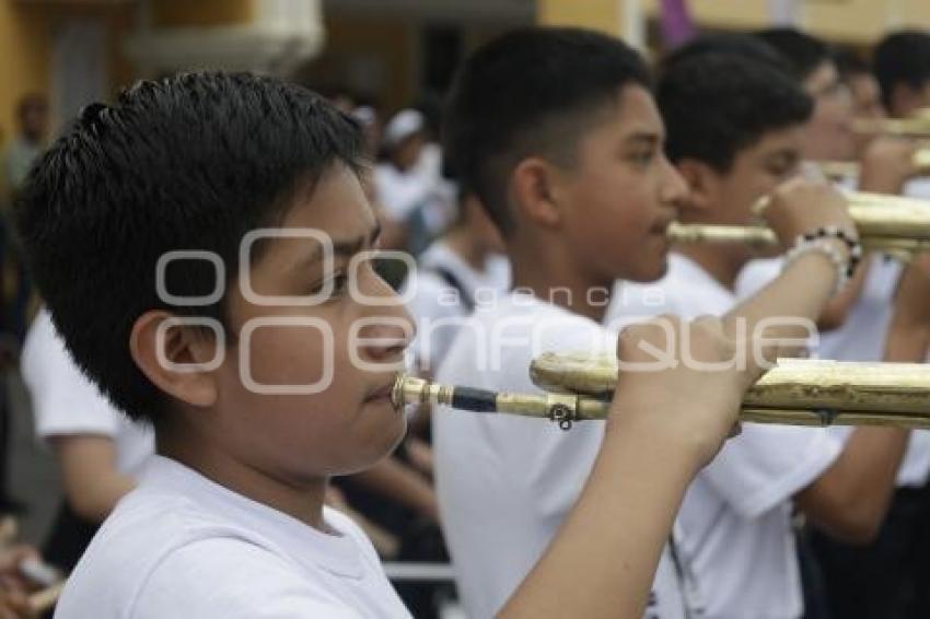 SAN ANDRÉS CHOLULA . BANDAS DE GUERRA