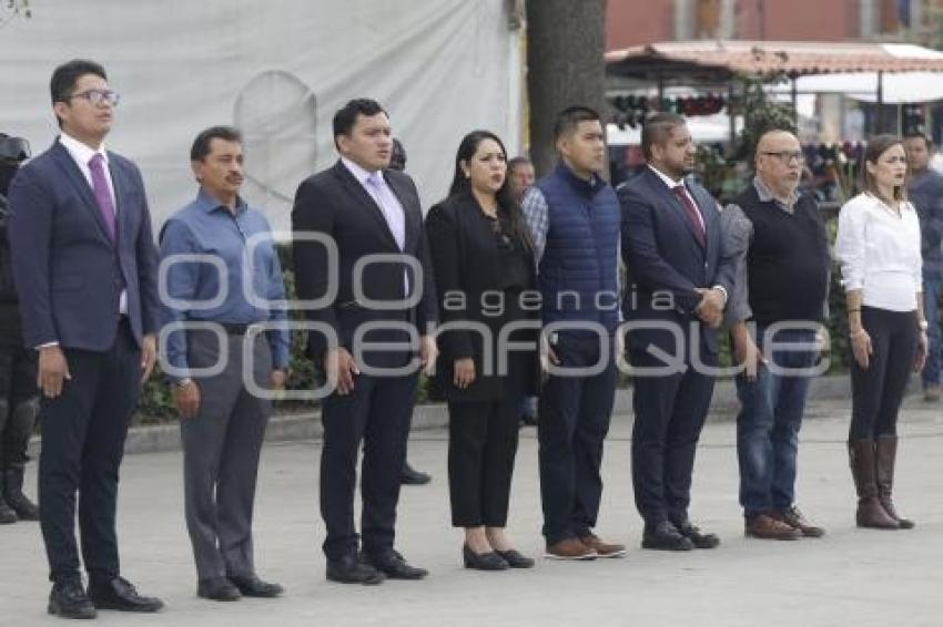 SAN PEDRO CHOLULA . ANIVERSARIO REVOLUCIÓN MEXICANA