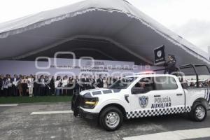 GOBIERNO ESTATAL . ENTREGA DE PATRULLAS