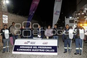 SAN ANDRÉS CHOLULA . ALUMBRADO PÚBLICO