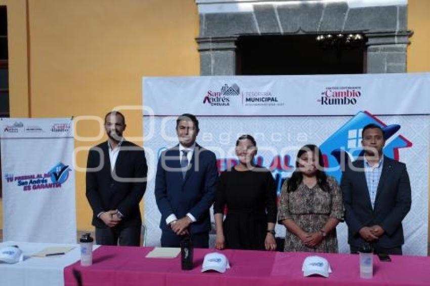 SAN ANDRÉS CHOLULA . PREDIAL AL DÍA