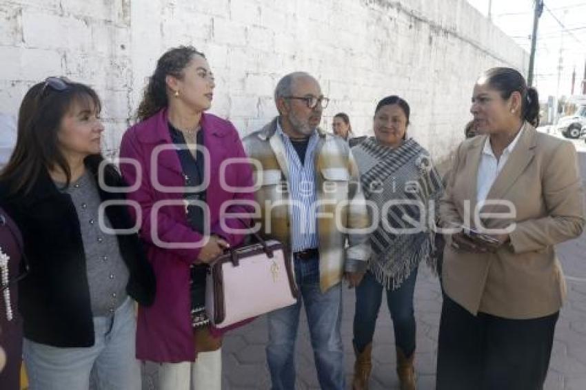 SAN ANDRÉS CHOLULA . ENTREGA PAVIMENTACIÓN