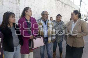 SAN ANDRÉS CHOLULA . ENTREGA PAVIMENTACIÓN