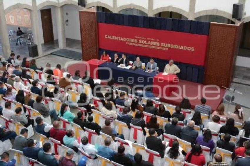 TLAXCALA . PROGRAMA CALENTADORES SOLARES