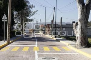 SAN ANDRÉS CHOLULA . ENTREGA DE CALLE