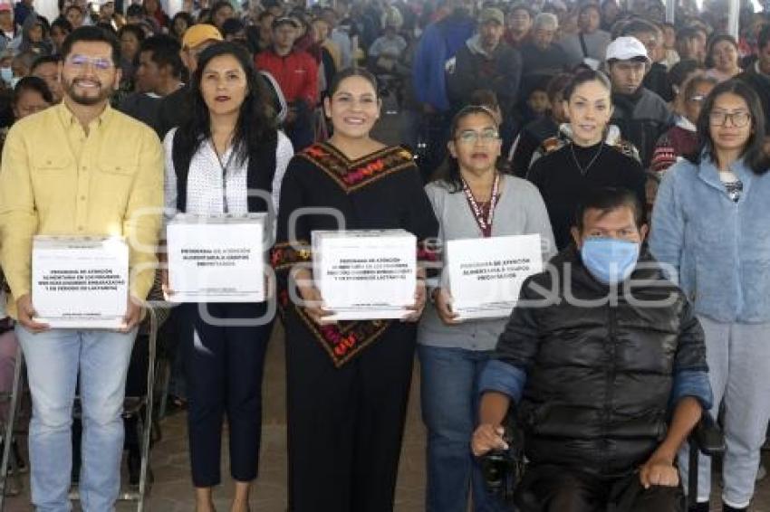 SAN ANDRÉS CHOLULA . ENTREGA DESPENSAS