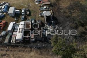 CORRALÓN . INCENDIO