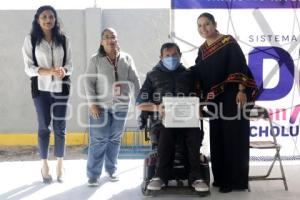 SAN ANDRÉS CHOLULA . ENTREGA DESPENSAS