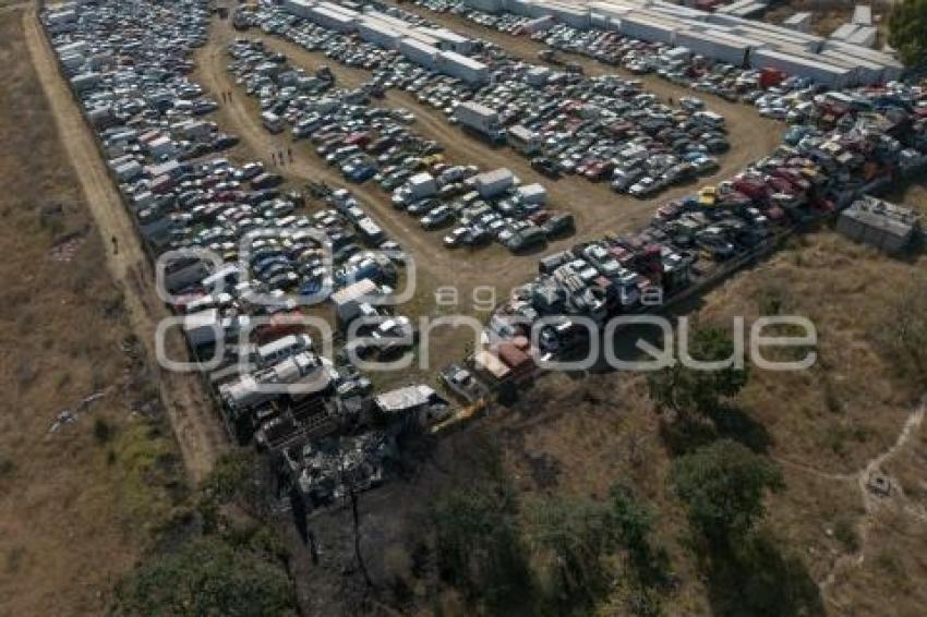 CORRALÓN . INCENDIO