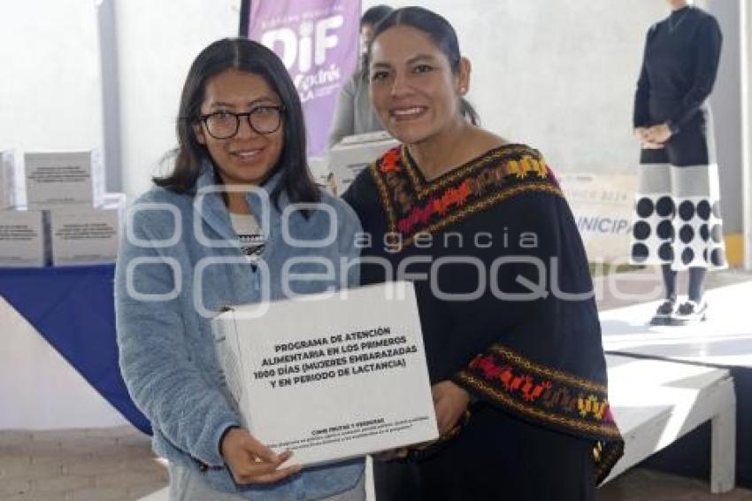 SAN ANDRÉS CHOLULA . ENTREGA DESPENSAS