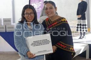 SAN ANDRÉS CHOLULA . ENTREGA DESPENSAS