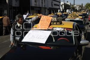 TAXISTAS . MANIFESTACIÓN