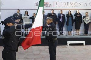SAN ANDRÉS CHOLULA . CEREMONIA CÍVICA