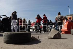 BLOQUEO VÍA CORTA SANTA ANA