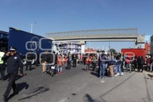 BLOQUEO VÍA CORTA SANTA ANA
