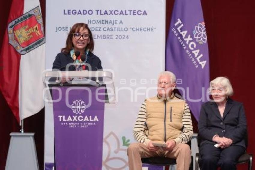 TLAXCALA . HOMENAJE CRONISTA CHECHE