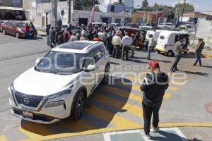 CUAUTLANCINGO . MANIFESTACIÓN TRANSPORTISTAS