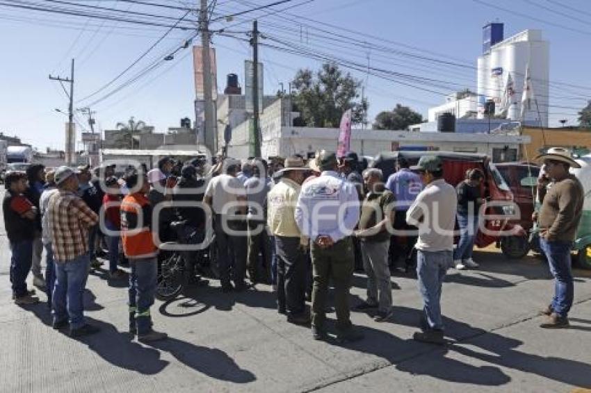 CUAUTLANCINGO . MANIFESTACIÓN TRANSPORTISTAS