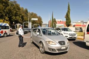 TLAXCALA . TRÁFICO VEHICULAR