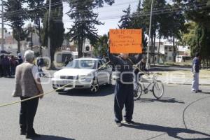 MANIFESTACIÓN . DESABASTO DE AGUA