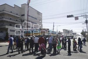 MANIFESTACIÓN . DESABASTO DE AGUA