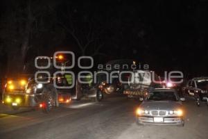 TLALANCALECA . INCENDIO CORRALÓN