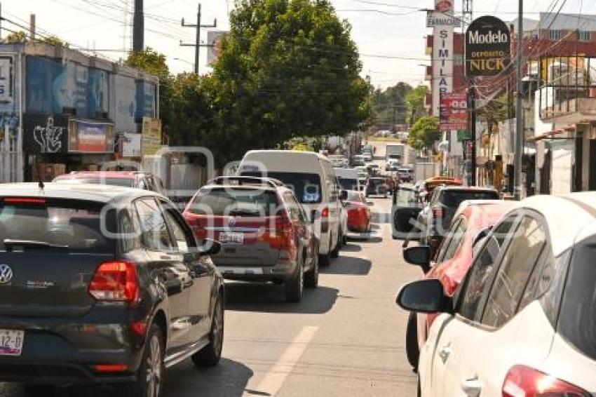 TLAXCALA . TRÁFICO VEHICULAR