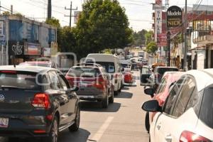 TLAXCALA . TRÁFICO VEHICULAR