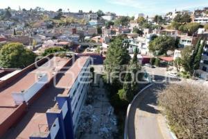 TLAXCALA . DEMOLICIÓN HOSPITAL GENERAL
