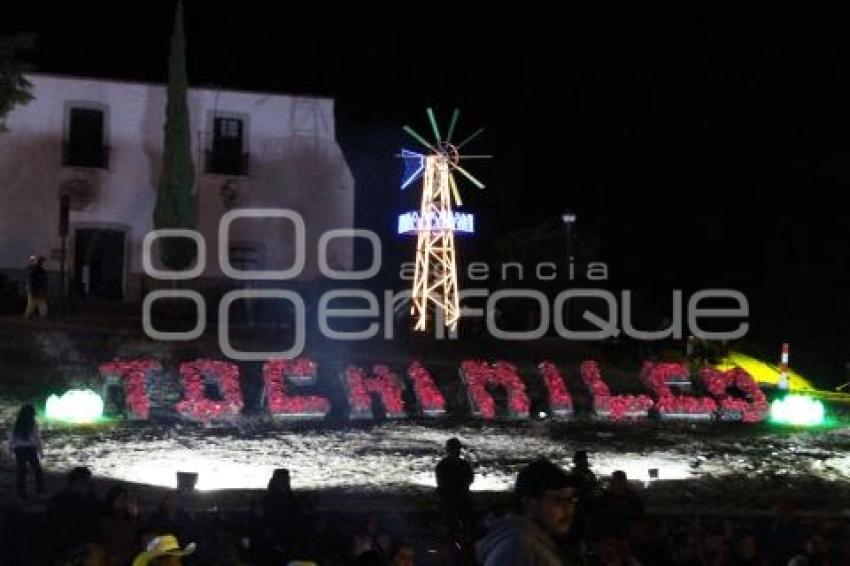 TOCHIMILCO . ENCENDIDO NAVIDEÑO